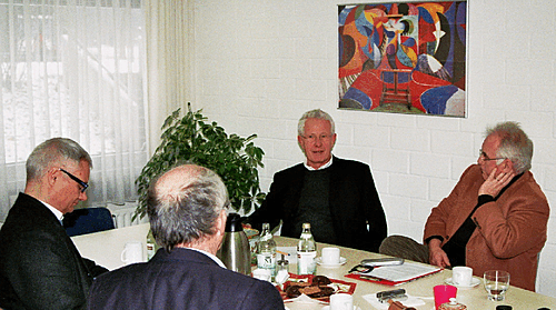 Gesprchsteilnehmer: Prof. Dr. Josef Keuffer, Dr. Hans Kroeger, Christian F. Grlich, Prof. em. Dr. Meinert Meyer
